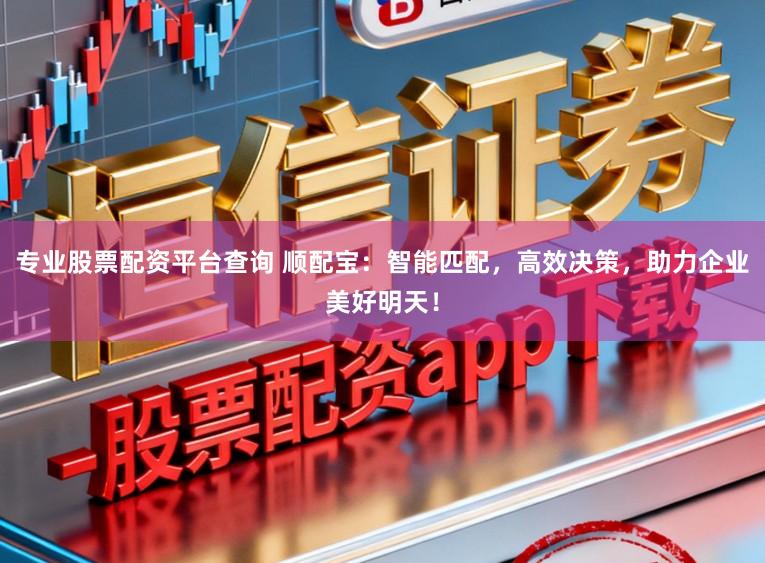 专业股票配资平台查询 顺配宝：智能匹配，高效决策，助力企业美好明天！