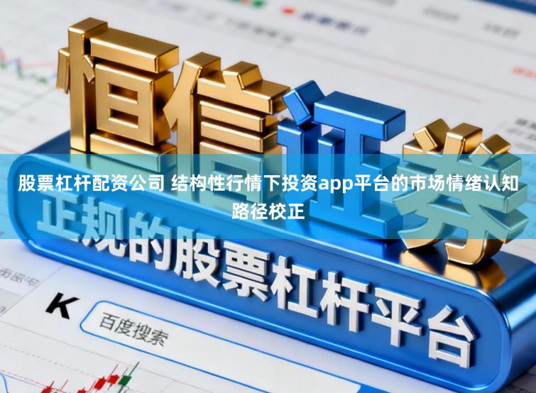 股票杠杆配资公司 结构性行情下投资app平台的市场情绪认知路径校正